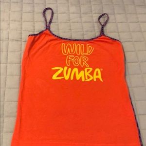 Wild for Zumba spaghetti strap tank